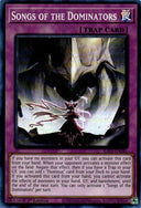 Yugioh Songs of the Dominators RA05-EN081 NA Print Super Rare 1st Edition NM