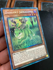 Yugioh Danger!? Jackalope? RA01-EN013 Prismatic Collector’s Rare 1st Edition NM