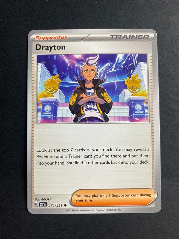Pokemon Drayton 174/191 Suring Sparks Non Holo NM