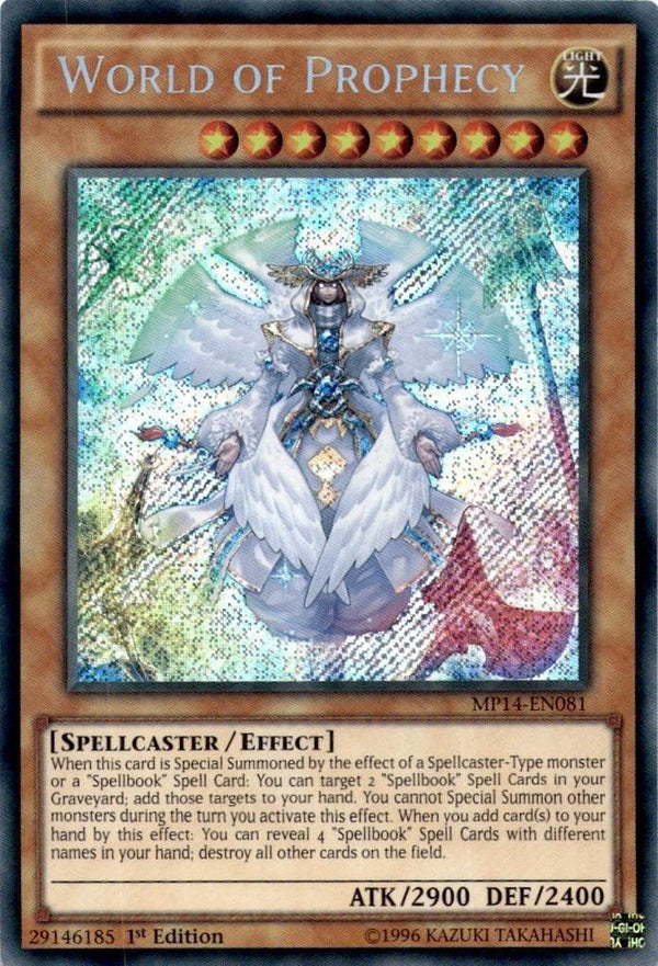 Yugioh World of Prophecy MP14-EN081 Secret Rare 1st Edition NM
