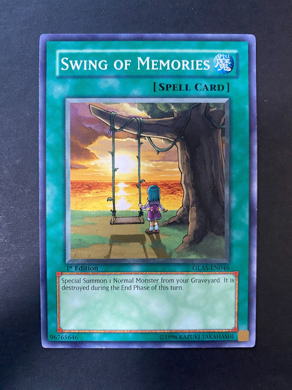 Yugioh Swing of Memories GLAS-EN046 1st Edition VLP/NM