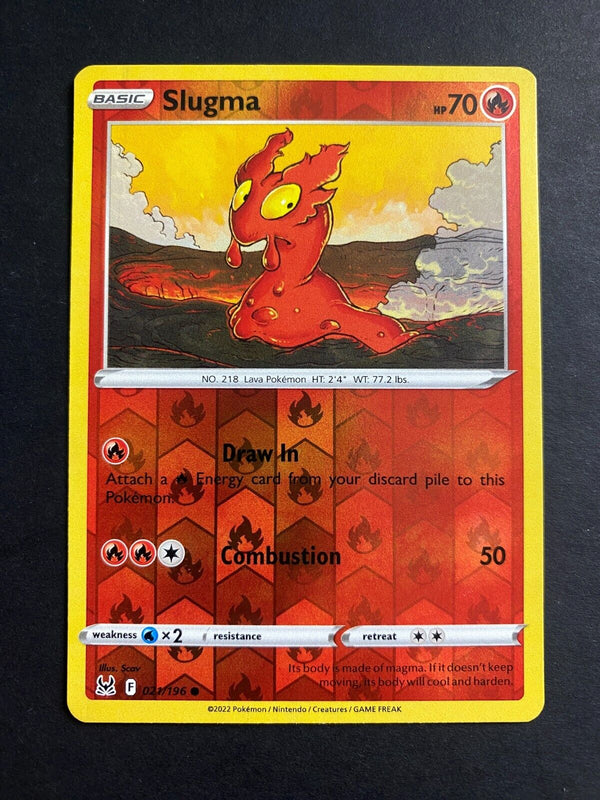 Pokemon Slugma 021/196 Lost Origin Reverse Holo LP