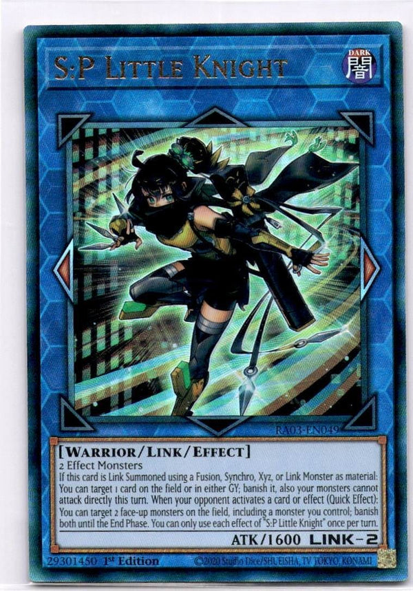 Yugioh S:P Little Knight RA03-EN049 Ultimate Rare 1st Edition NM