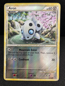 Pokemon Aron 56/102 Triumphant Reverse Holo MP