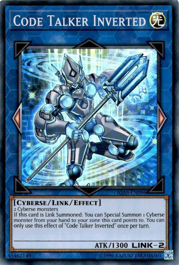 Yugioh Code Talker Inverted IGAS-EN096 Super Rare 1st/unl Edition LP