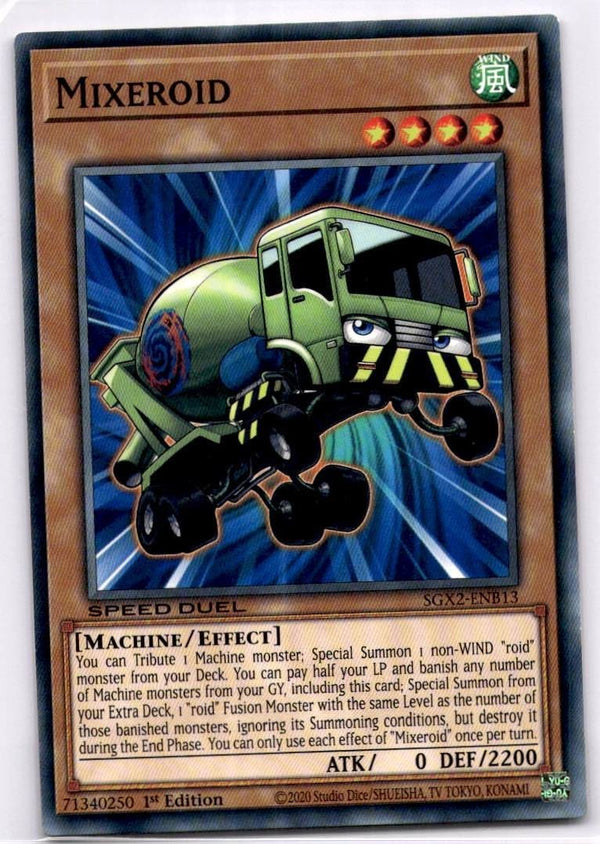 Yugioh Mixeroid SGX2-ENB13 Common 1st Edition NM