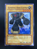 Yugioh Elemental Hero Clayman DP1-EN003 Common Unlimited Edition LP/VLP