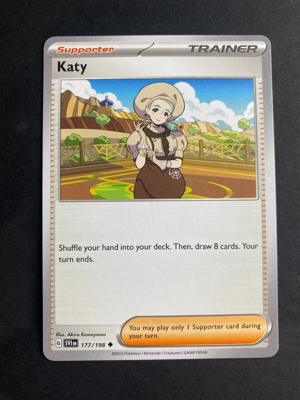 Pokemon Katy 177/198 Scarlet Violet Base Non Holo NM