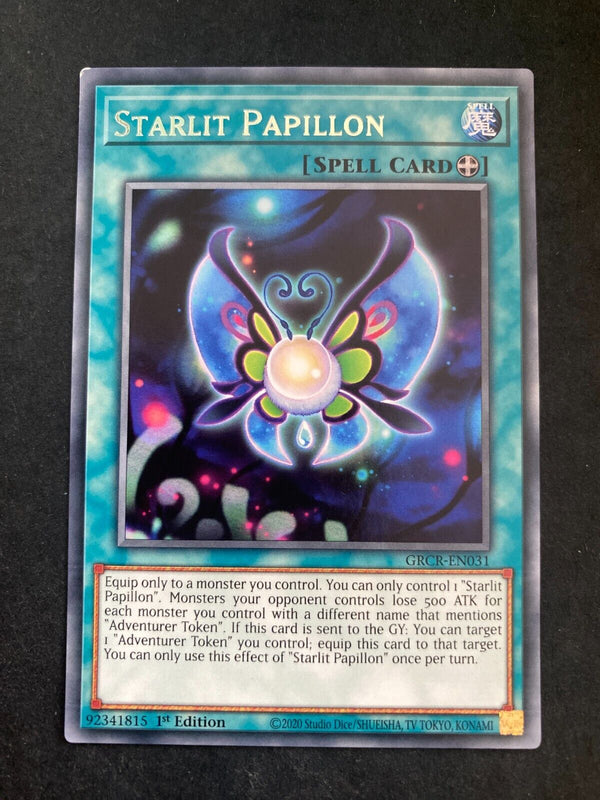 Yugioh Starlit Papillon GRCR-EN031 Rare 1st Edition VLP/NM