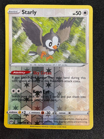 Pokemon Starly 145/189 Darkness Ablaze Reverse Holo NM-MINT