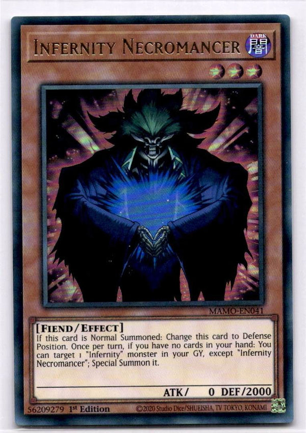 Yugioh Infernity Necromancer MAMO-EN041 Ultra Rare 1st Edition NM
