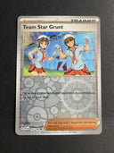 Pokemon Team Star Grunt 195/198 Scarlet Violet Base Reverse Holo NM
