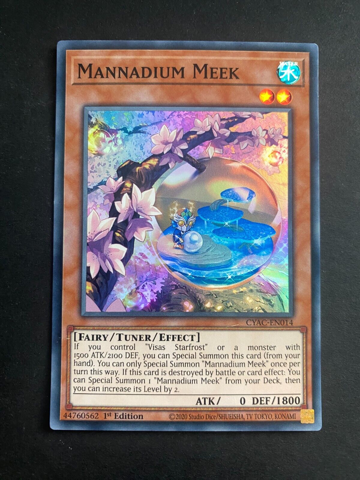 Yugioh Mannadium Meek CYAC-EN014 Super Rare 1st Edition LP