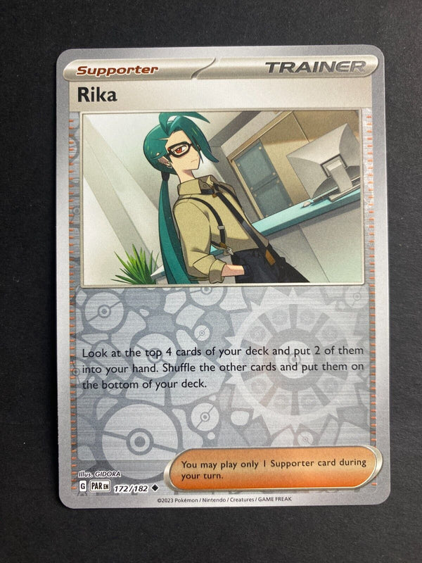 Pokemon Rika 172/182 Pradox Rift Reverse Holo NM