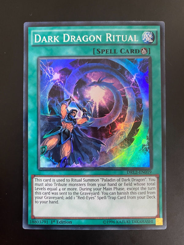 Yugioh Dark Dragon Ritual DRL2-EN019 Super Rare 1st Edition NM