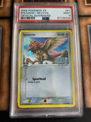 Pokemon Spearow 61/100 EX Crystal Guardians Reverse Holo Stamp PSA 9 MINT