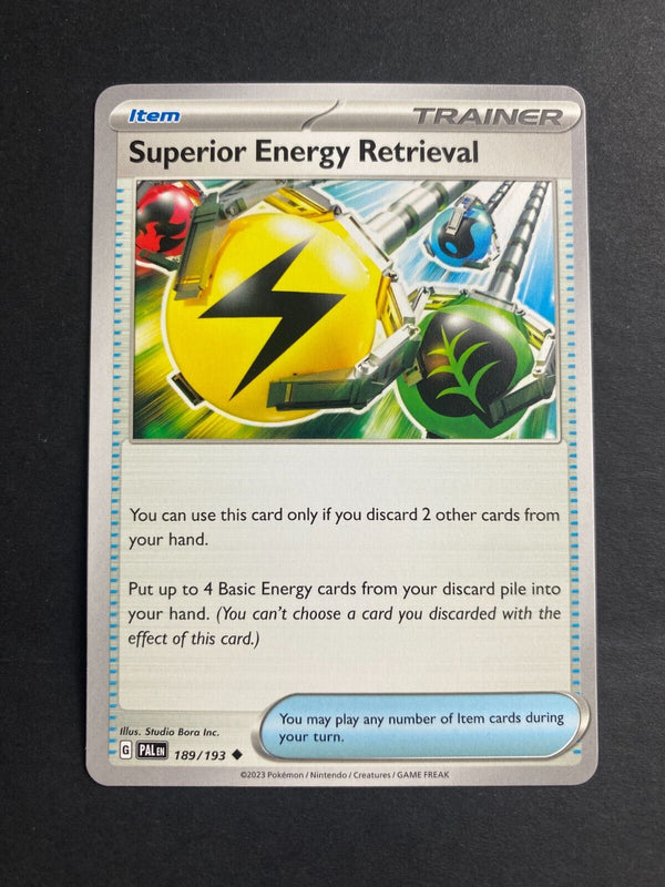 Pokemon Superior Energy Retrieval 189/193 Paldea Evolved Non Holo NM