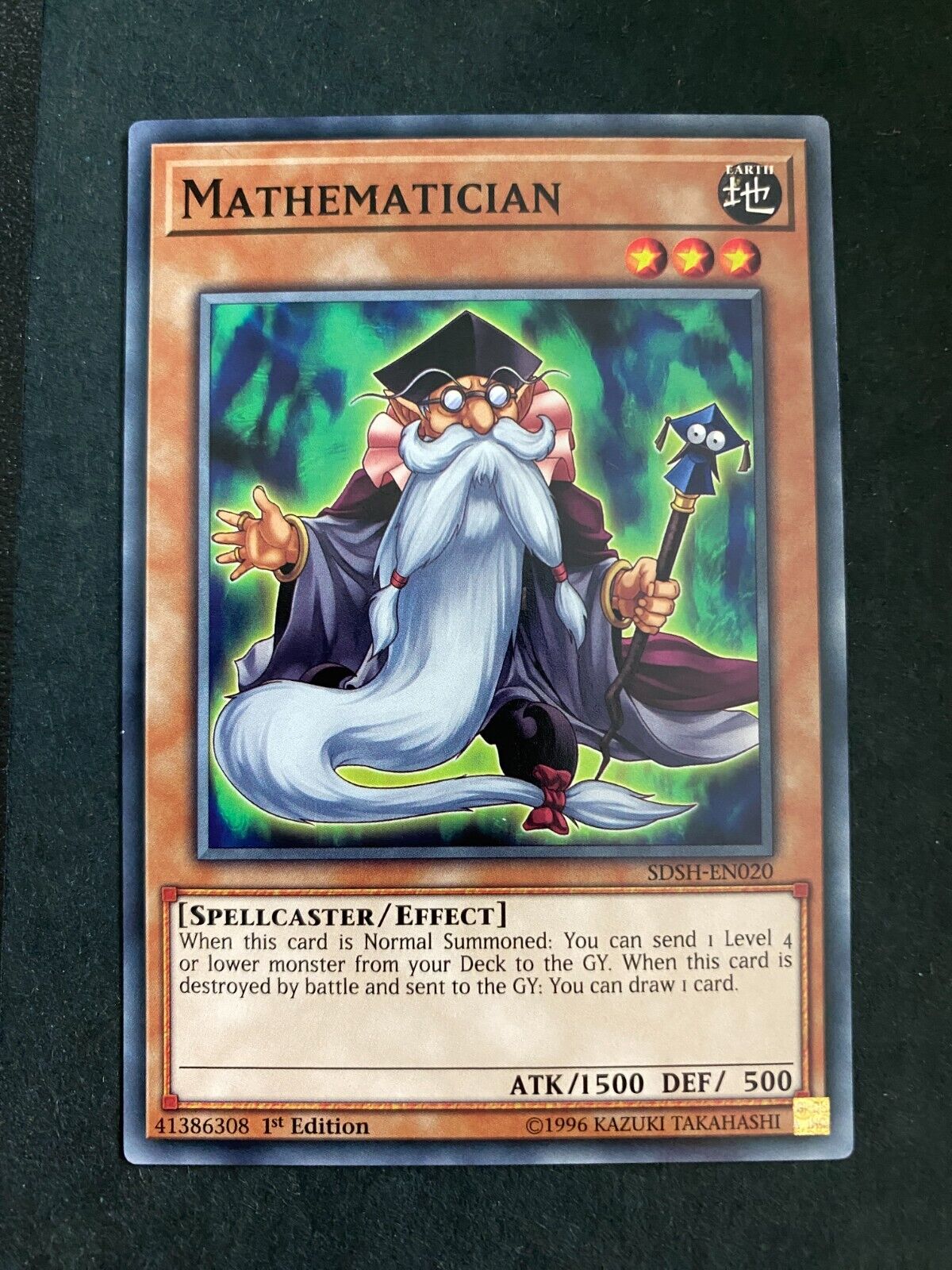 Yugioh Mathematician SDSH-EN020 Common 1st Edition NM