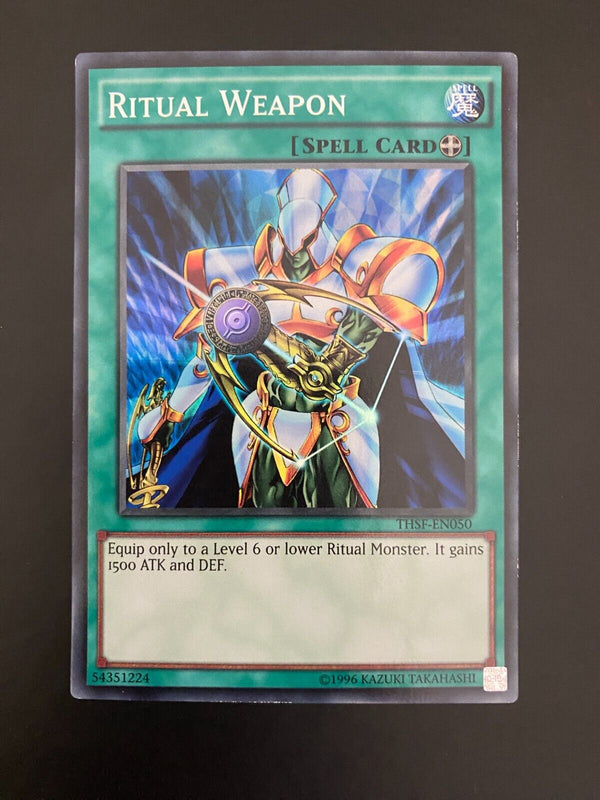 Yugioh Ritual Weapon THSF-EN050 Super Rare 1st Edition NM