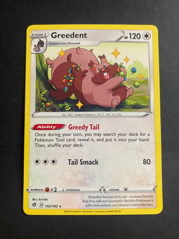 Pokemon Greedent 152/192 Rebel Clash Rare Non Holo NM