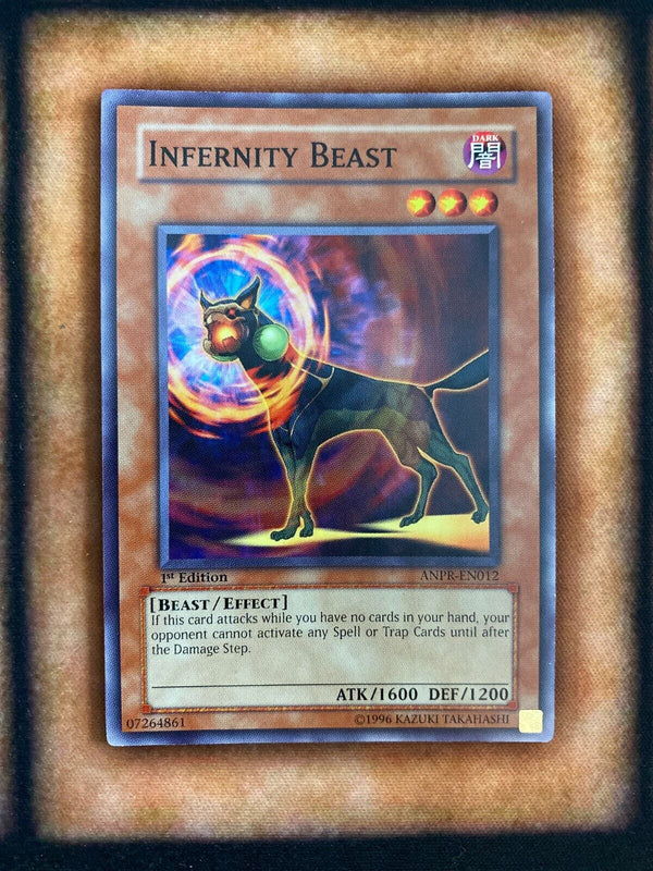 Yugioh Infernity Beast ANPR-EN012 Common 1st Edition NM