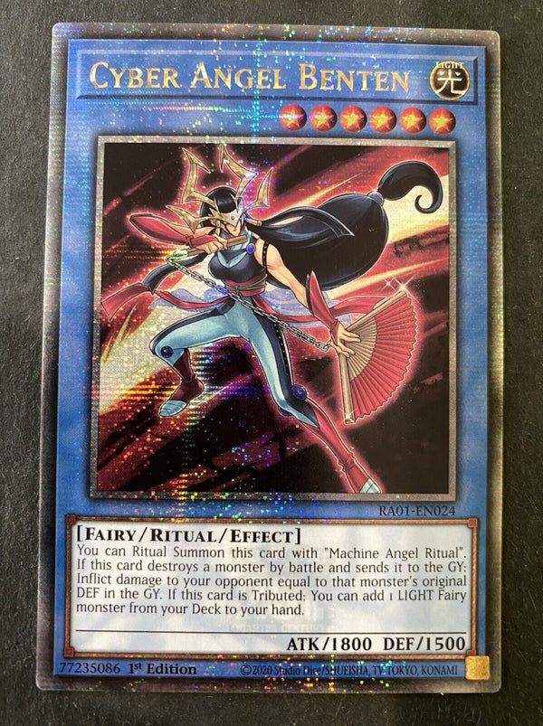 Yugioh Cyber Angel Benten RA01-EN024 Quarter Century Rare 1st Edition NM