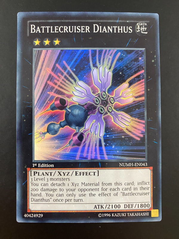 Yugioh Battlecruiser Dianthus NUMH-EN043 1st Edition NM