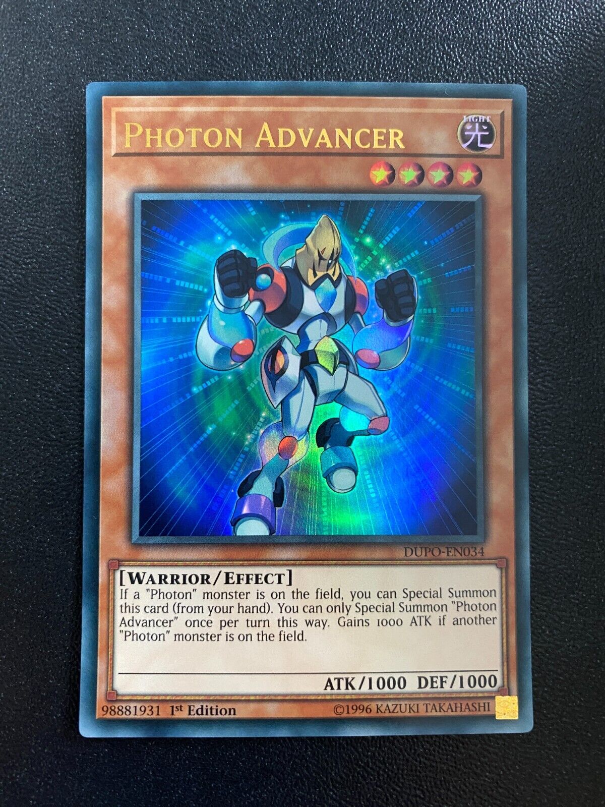 Yugioh Photon Advancer DUPO-EN034 Ultra Rare 1st Edition VLP/NM