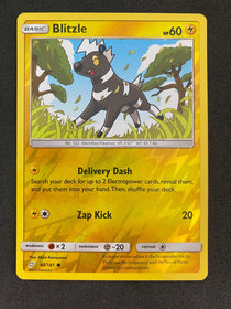 Pokemon Blitzle 44/181 Team Up Reverse Holo NM