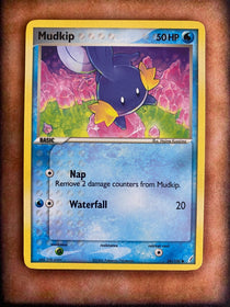 Pokemon Mudkip 58/100 EX Crystal Guardians Non Holo MP