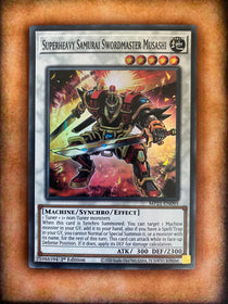 Yugioh Superheavy Samurai Swordmaster Musashi MP21-EN095 Super Rare 1st NM/MINT