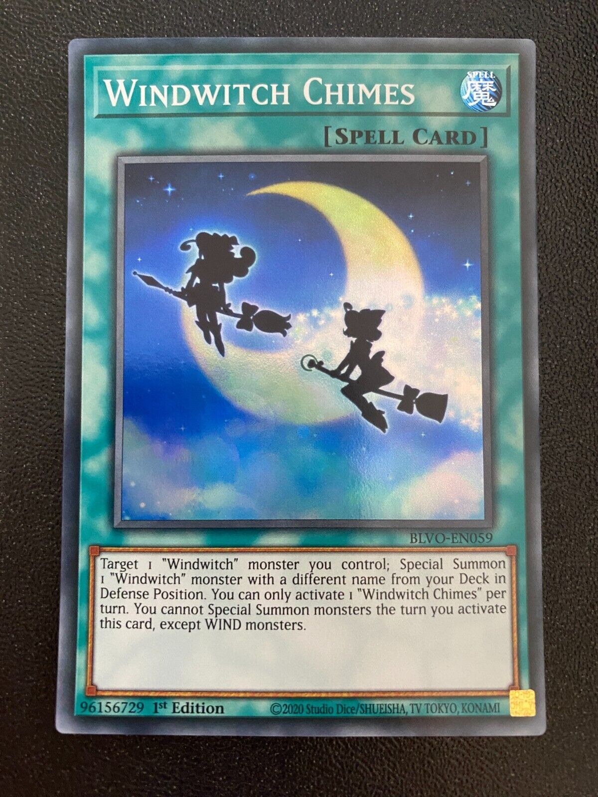 Yugioh Windwitch Chimes BLVO-EN059 Super Rare 1st Edition VLP/NM