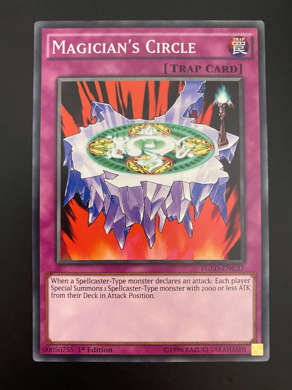 Yugioh Magician's Circle YGLD-ENC37 Common 1st Edition NM/MINT