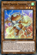Yugioh Armed Dragon Thunder LV3 BLVO-EN004 Super Rare 1st Edition VLP/NM
