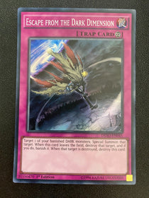 Yugioh Escape from the Dark Dimension DESO-EN045 Super Rare 1st Edition NM