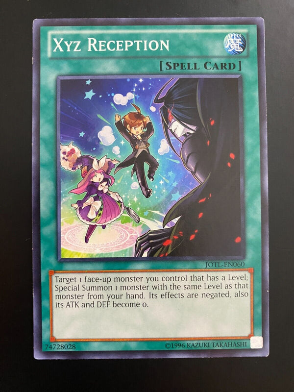 Yugioh Xyz Reception JOTL-EN060 Common Unlimited Edition VLP/NM