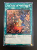 Yugioh Last Hope of Nephthys HISU-EN010 1st Edition Super Rare NM/MINT