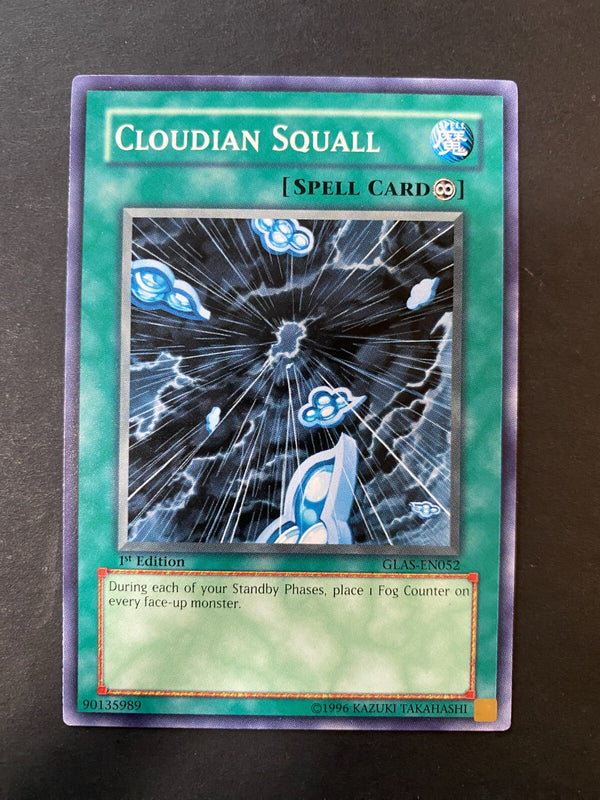 Yugioh Cloudian Squall GLAS-EN052 Common 1st Edition NM