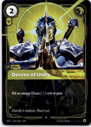Riftbound Decree of Unity 131/166 Vendetta Rare NM