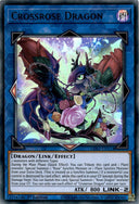 Yugioh Crossrose Dragon LDS2-EN114 Purple Ultra Rare 1st Edition NM