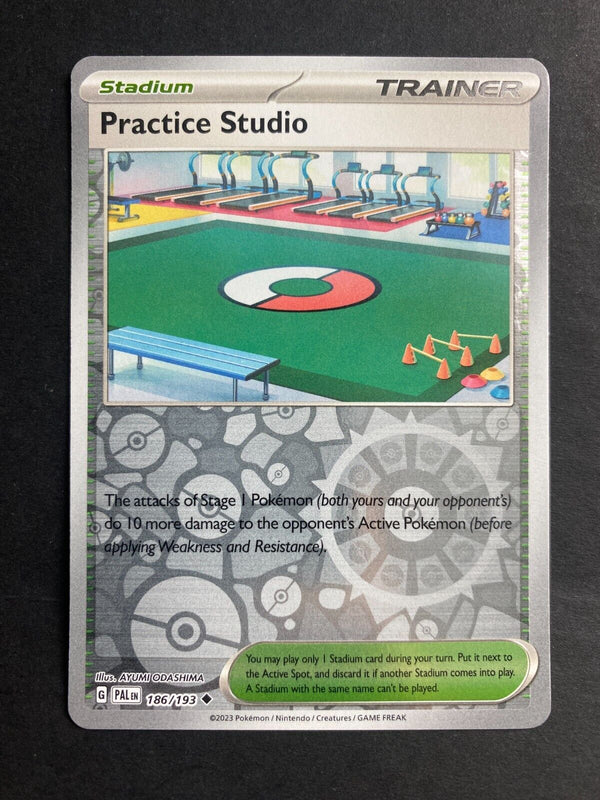 Pokemon Practice Studio 186/193 Paldea Evolved Reverse Holo NM