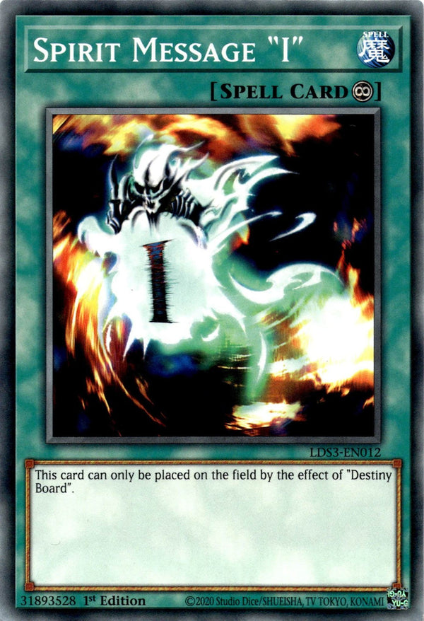 Yugioh Spirit Message 