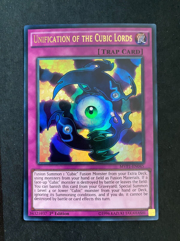 Yugioh Unification of the Cubic Lords MVP1-EN045 Ultra Rare 1st Edition NM