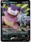 Pokemon Galarian Slowbro V 099/189 Darkness Ablaze Full Art Holo NM