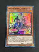 Yugioh Emperor Tanuki's Critter Count POTE-EN037 Super Rare 1st Edition LP