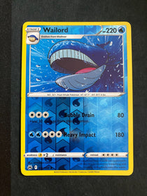 Pokemon Wailord 032/159 Crown Zenith Reverse Holo NM