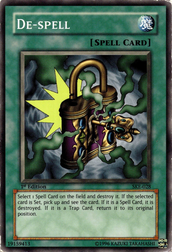 Yugioh De-Spell SKE-028 Common 1st Edition HP