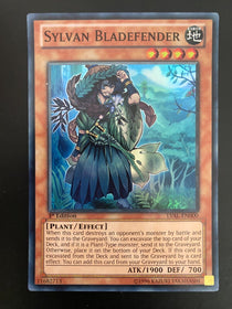 Yugioh Sylvan Bladefender LVAL-EN000 Super Rare 1st Edition VLP