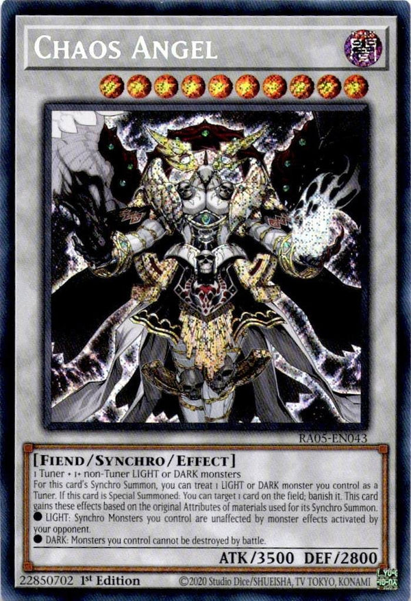 Yugioh Chaos Angel RA05-EN043 NA Print Secret Rare 1st Edition NM