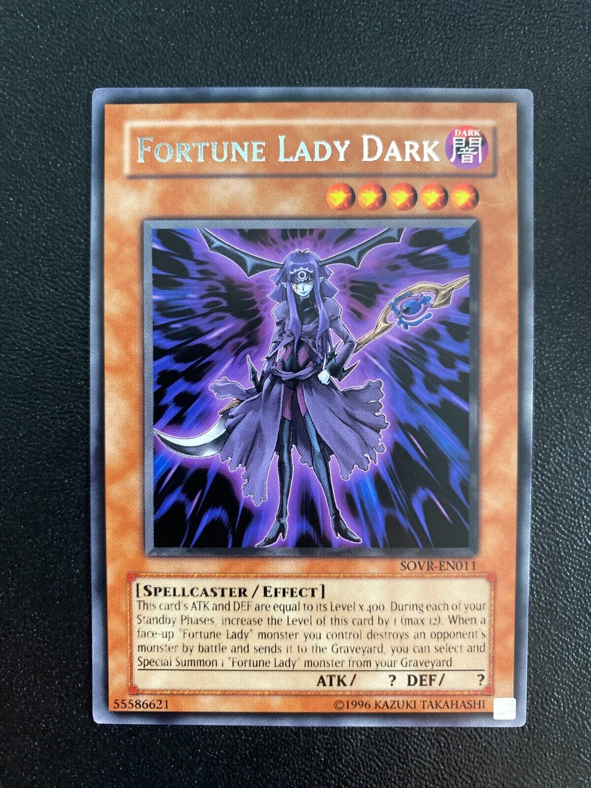 Yugioh Fortune Lady Dark SOVR-EN011 Rare Unlimited Edition NM